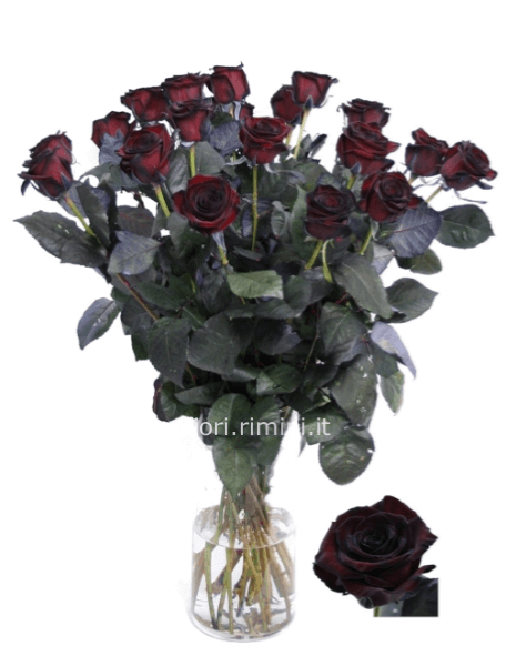 Bouquet di rose nere