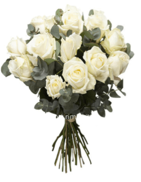 Bouquet di rose bianche