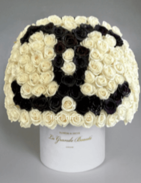 Flower box chanel 25 rose